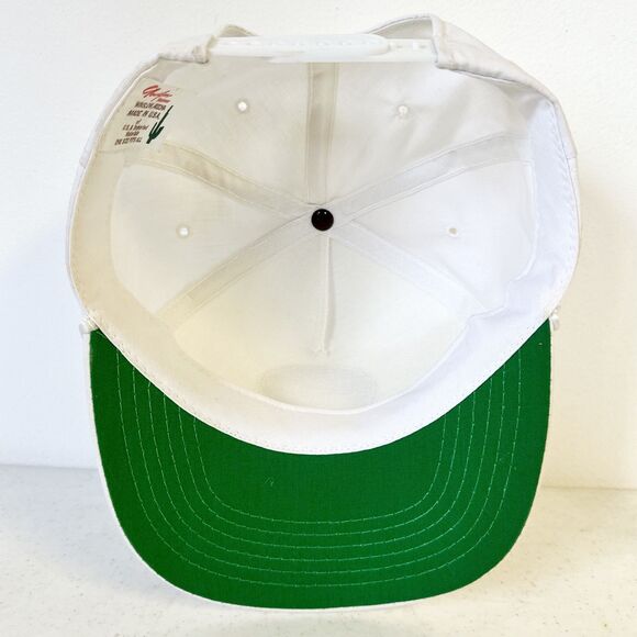 Vintage Ducks Unlimited Hat White‎ Rope Snapback Cap DU Double Duck Heads - Picture 6 of 7